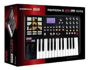 ReasonにAKAIのパッド付USBキーボードをセット「Reason＆AKAI