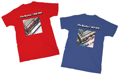 ザ・ビートルズ『赤盤』『青盤』Tシャツ、つぶやくだけでゲット