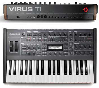 accessのシンセサイザー「Virus TI2 Polar」にガンメタ色の