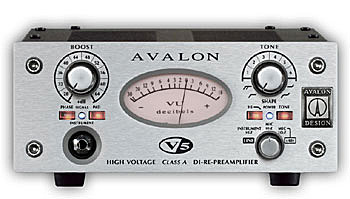 AVALON DESIGNからマイク/ライン・プリアンプ＋D.I.＋リアンプ