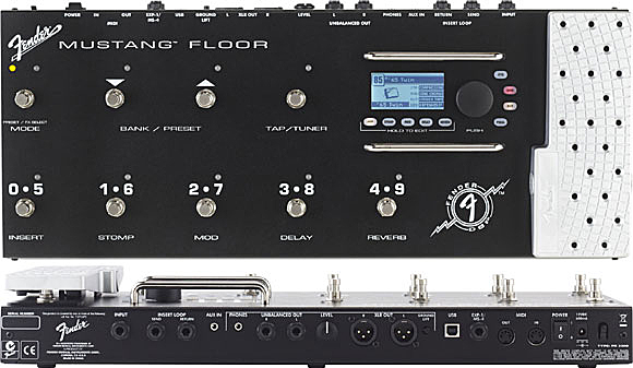 フェンダーMUSTANG FLOOR マルチエフェクター Fender announces first ever multi-effects unit - the Mustang