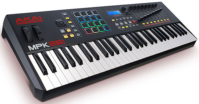 AKAI Professionalから、MPCパッド搭載のフルサイズセミウェイト