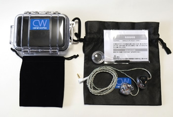 ヘッドフォン/イヤフォン CANAL WORKS CW-L71 PSTS カナルワークス、3ウェイ8ドライバのカスタムイヤフォン「CW-L71