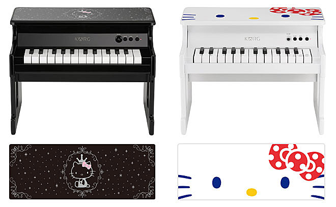 コルグのデジタル・トイ・ピアノ「tinyPIANO」にかわいいハロー