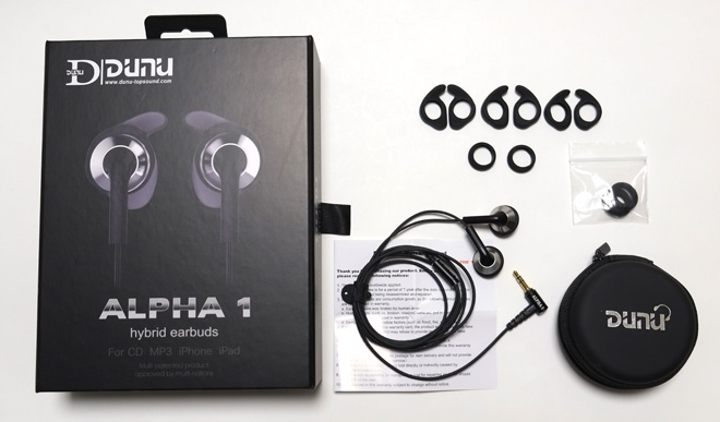 (未使用･未開封品)　 DUNU ハイブリッド・イヤホン ALPHA 1 イヤホンケーブルホルダー付き 51186 kmdlckf Amazon.co.jp: 【国内正規品】 DUNU ハイブリッド・イヤホン