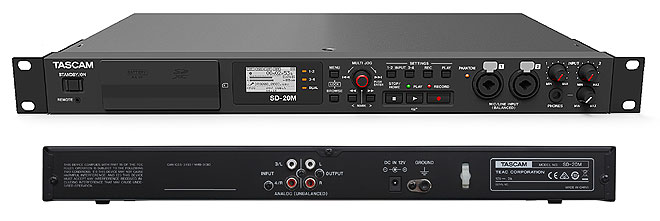 SDカードレコーダー TASCAM SD-20M Amazon | TASCAM(タスカム) Solid State Recorder SDカード
