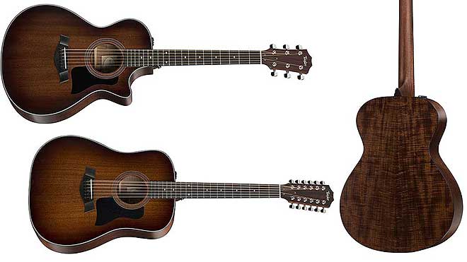 Taylorの300シリーズにブラックウッド採用の「Blackwood 300