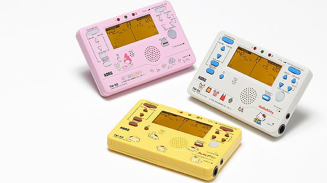 期間限定セール ハローキティ、マイメロ、ポムポムプリンのチューナーが登場 管楽器・吹奏楽器