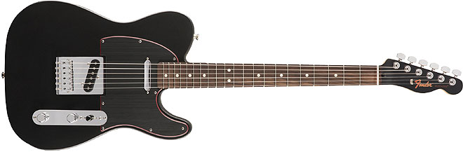 訳ありジャンク扱い※テレキャスター風 ノーブランドエレキギター マットブラック Squier by Fender SONIC TELECASTER Black エレキギター初心者14