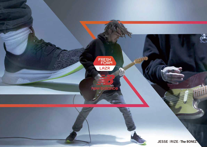 JESSE（RIZE／The BONEZ）、New Balance新モデルのオフィシャル