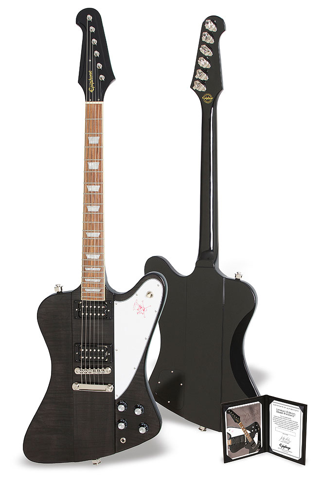 EpiphoneからSlashの最新シグネチャーモデル「Slash Firebird