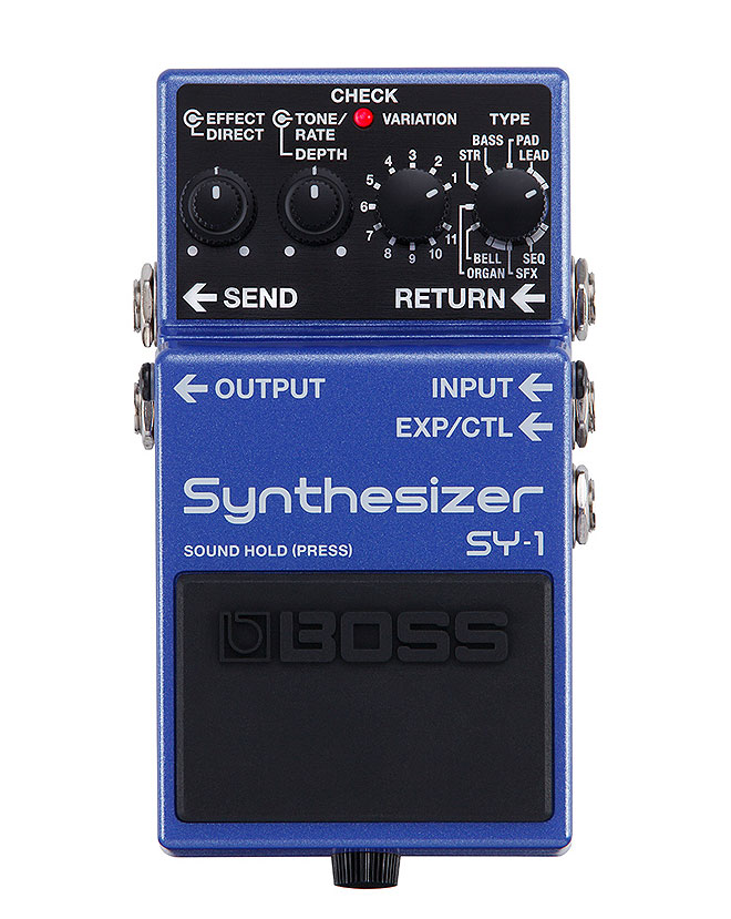 BOSS、ギター／ベースで本格的なシンセサイザー音色を鳴らせる