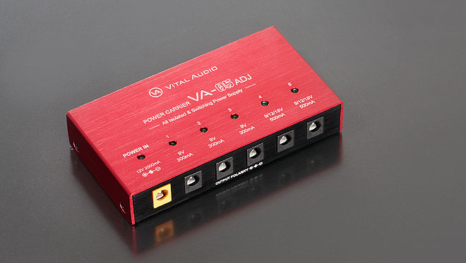 Vital Audio、コンパクトなエフェクトペダル用パワーサプライ