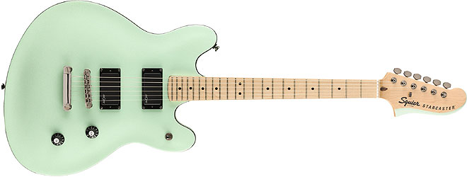 Squier Starcaster セミホロウボディ ホワイト Squier by Fender Affinity Series Starcaster Deluxe Olympic