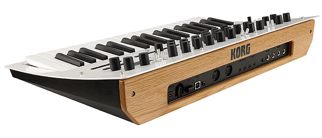 コルグ、新世代アナログシンセにパール・ホワイトの「minilogue