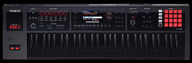 JUNO-DS61B シンセサイザー　黒　ブラック　限定モデル Roland】定番シンセサイザーのJUNO / FA にシックなブラック鍵盤