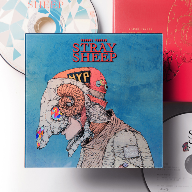 米津玄師、新AL『STRAY SHEEP』パッケージ公開＋本日ドラマ