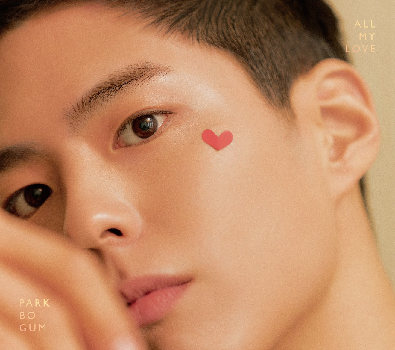 パク・ボゴム、2ndシングル「ALL MY LOVE」ジャケット＆本人