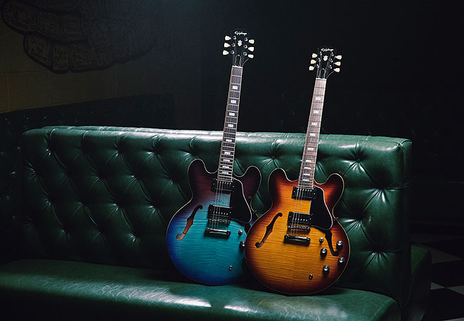 【美品】エピフォン Epiphone GIBSON ギブソン 限定 エレアコ Epiphone 1962 ES-335 Reissue エピフォン 【 ららぽーと湘南