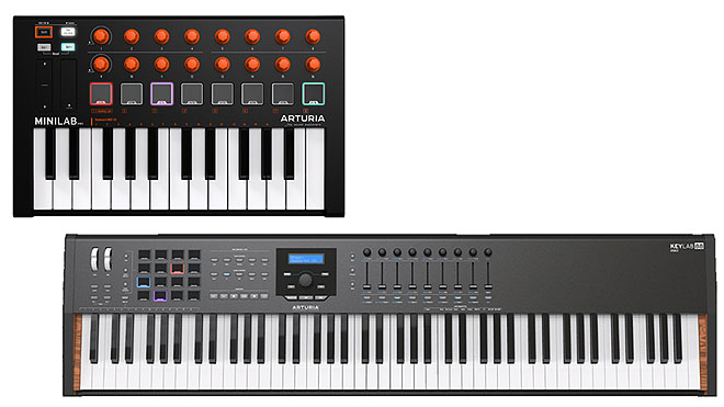 Arturiaから限定カラーモデル「MiniLab MkII Orange Edition