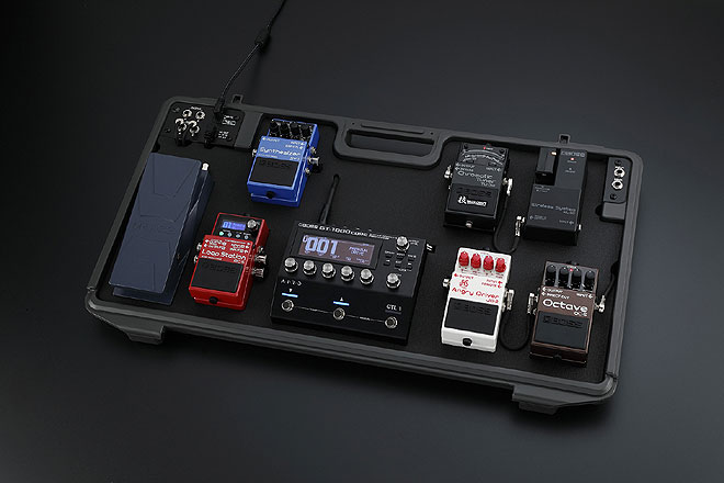 BOSS、ギター・エフェクターを機能的に収納できる軽量＆堅牢な