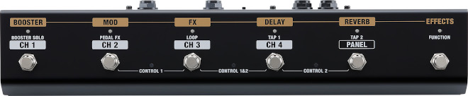 BOSS、アンプの柔軟なコントロールを可能にするフット