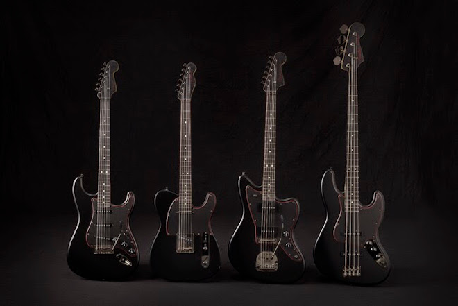 フェンダー　ジャパン　オールブラック　ブラック ベース Fender Japan フェンダー、オールブラック仕様『MADE IN JAPAN LIMITED HYBRID