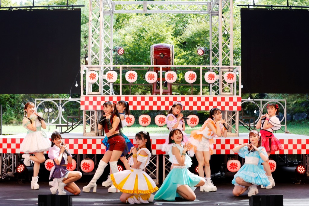 ライブレポート】つばきファクトリー、河口湖一帯を巻き込んでの