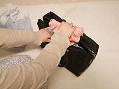 ５）荷物は軽くパッキング、の図