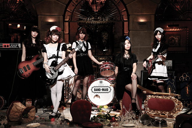 BAND-MAID、新作ジャケットはトリックアート。全曲試聴も