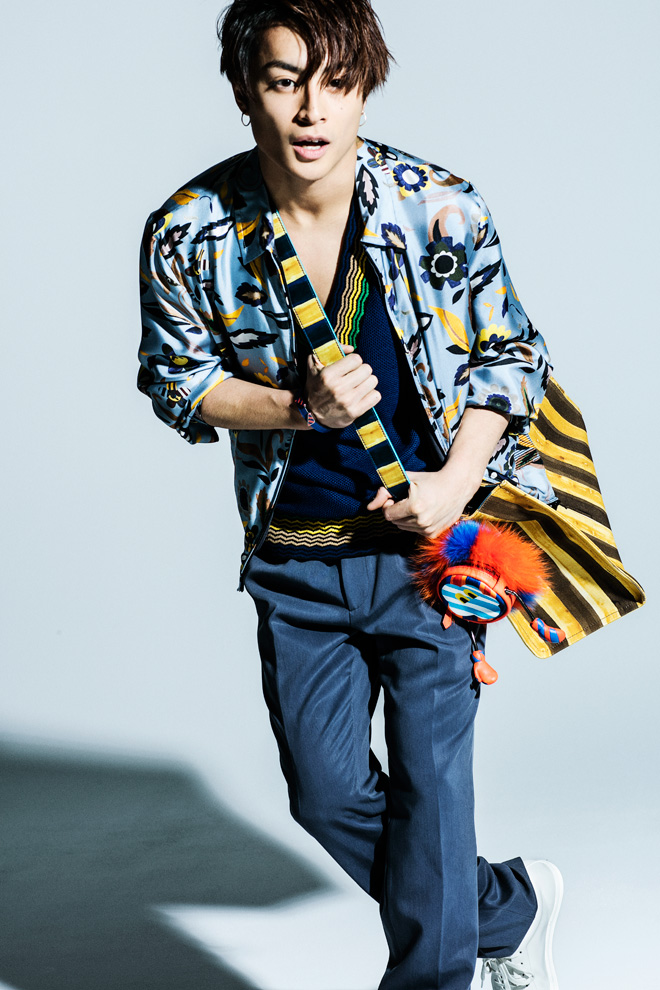 白濱亜嵐、FENDI春夏コレクション纏い『MEN'S NON-NO』に登場