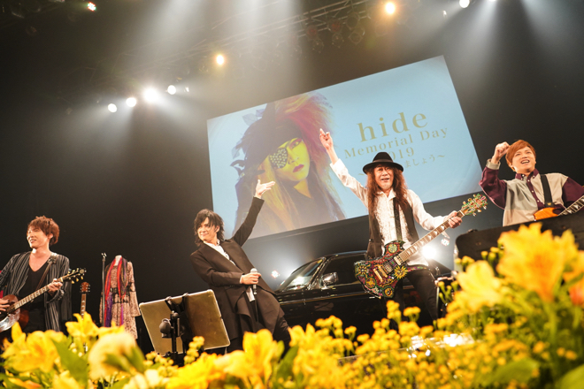 hide Memorial Day 2019＞開催。hideヴォーカルトラックでPATA