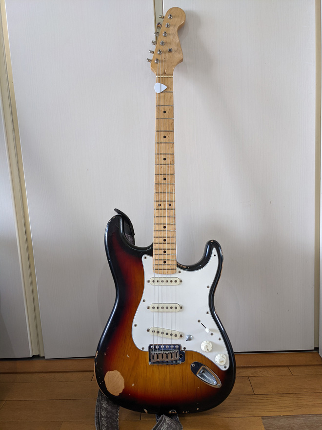 高中正義 ビンテージ ギター ストラップ ホログラム 80's TAKANAKA S.Galaner 下倉楽器オリジナルギターブランド