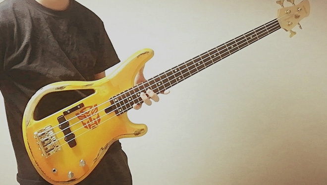 Yamaha Broadbass エレキベース 改造 YAMAHA BB メンテナンス | Frontisland CustomGuitarWorks