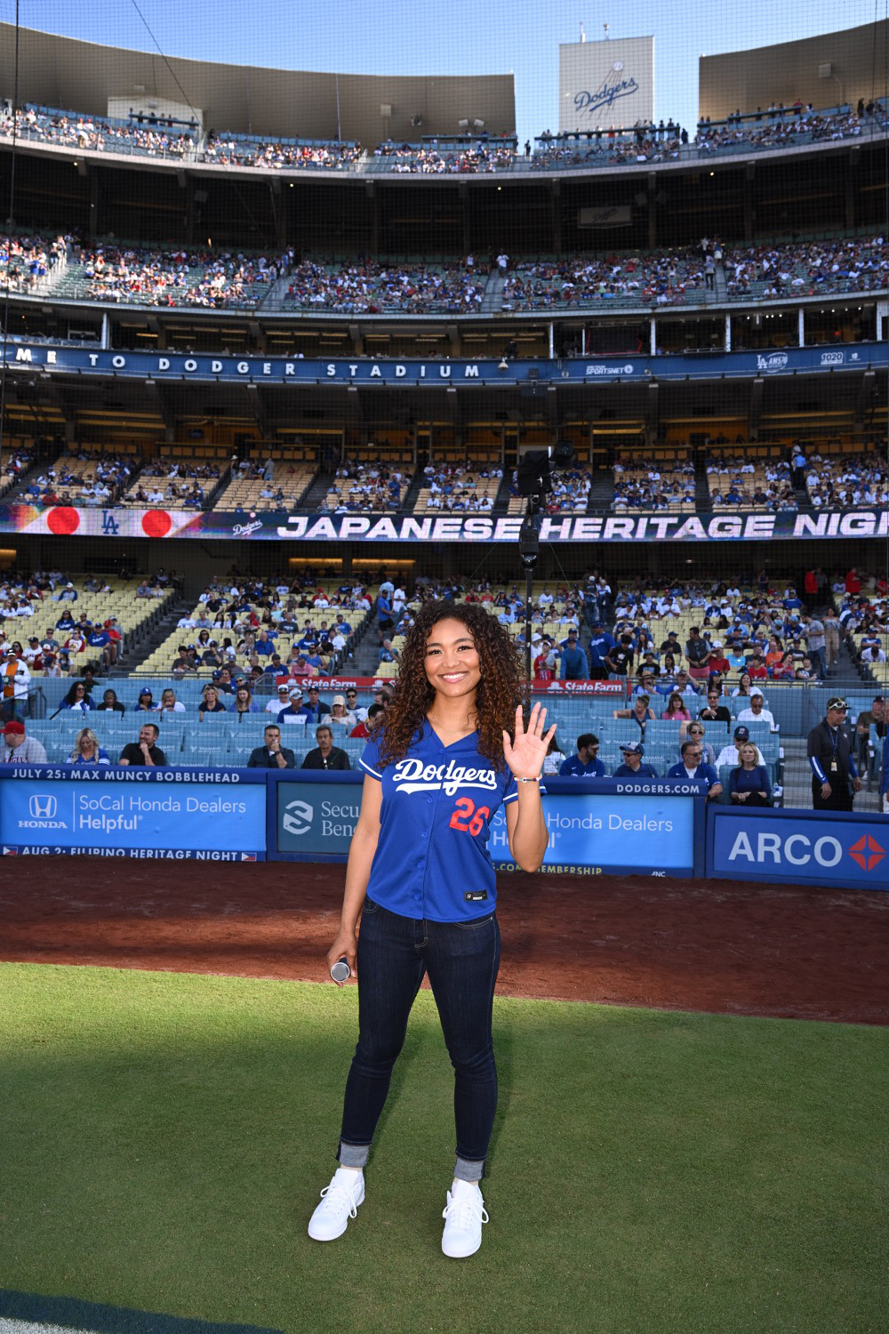 Crystal Kay、MLBドジャース＜ジャパニーズ・ヘリテージナイト