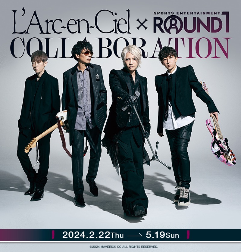 L'Arc-en-Ciel、アリーナツアー＜UNDERGROUND＞ファイナルのFC