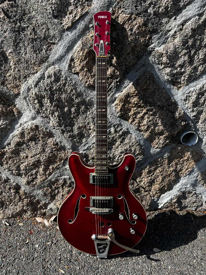 Yamaha SA-50 特製パーツ搭載 70年代製 フルホロー Bigsby Yamaha SA-20B, SA-50B and SA-70B Pearl Tone Series