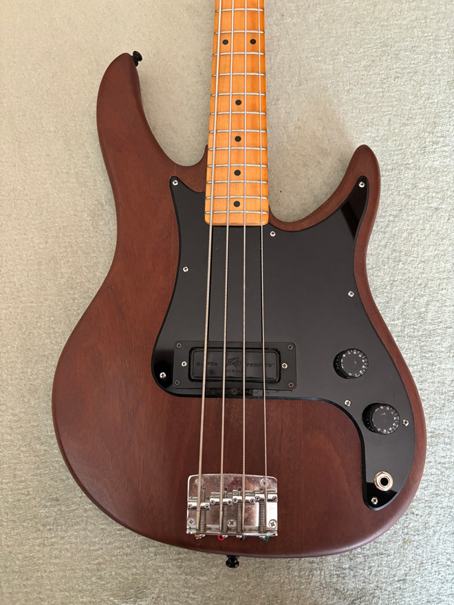 Peavey Patriot エレキベース Vtg Peavey Patriot Black Bass Guitar 4-String USA Made W