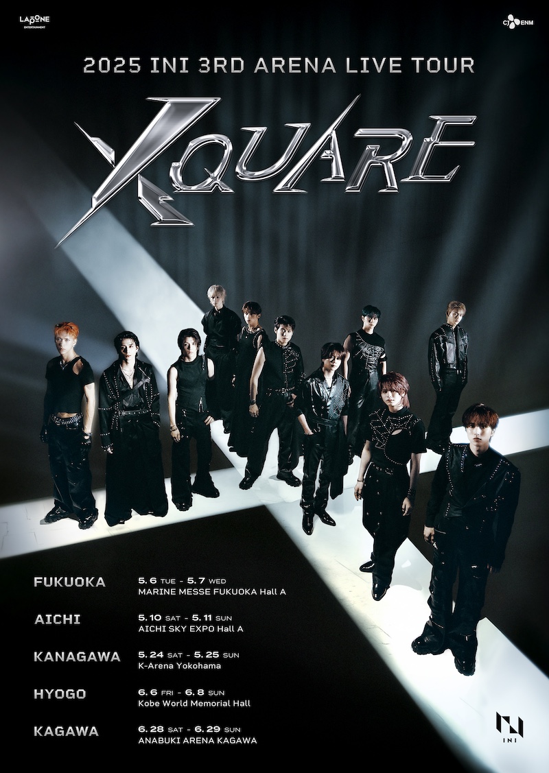 INI 3RD ARENA LIVE TOUR XQUARE バックパック バックパック / 2025 INI 3RD ARENA LIVE TOUR [XQUARE