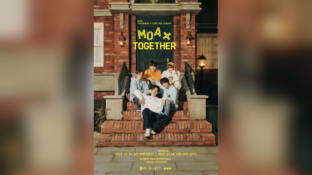 TOMORROW X TOGETHER - TXT 2022 ファンライブ MOA×TOGETHER フーディ 未使用 TXT MOA X TOGETHER ファンライブグッズ フーディー パーカー