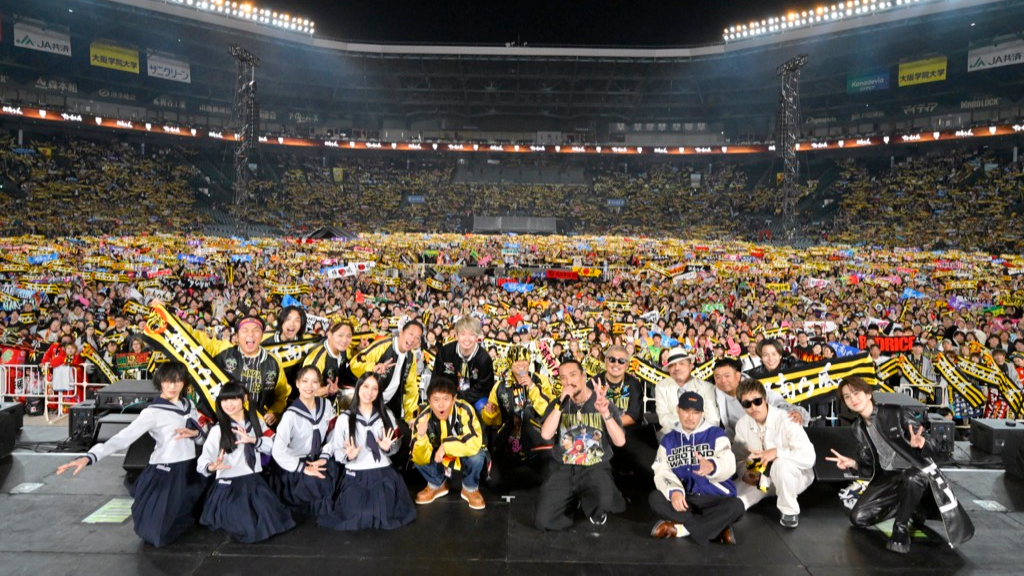 ライブレポート】湘南乃風、”夢の大舞台”甲子園で新しい学校の