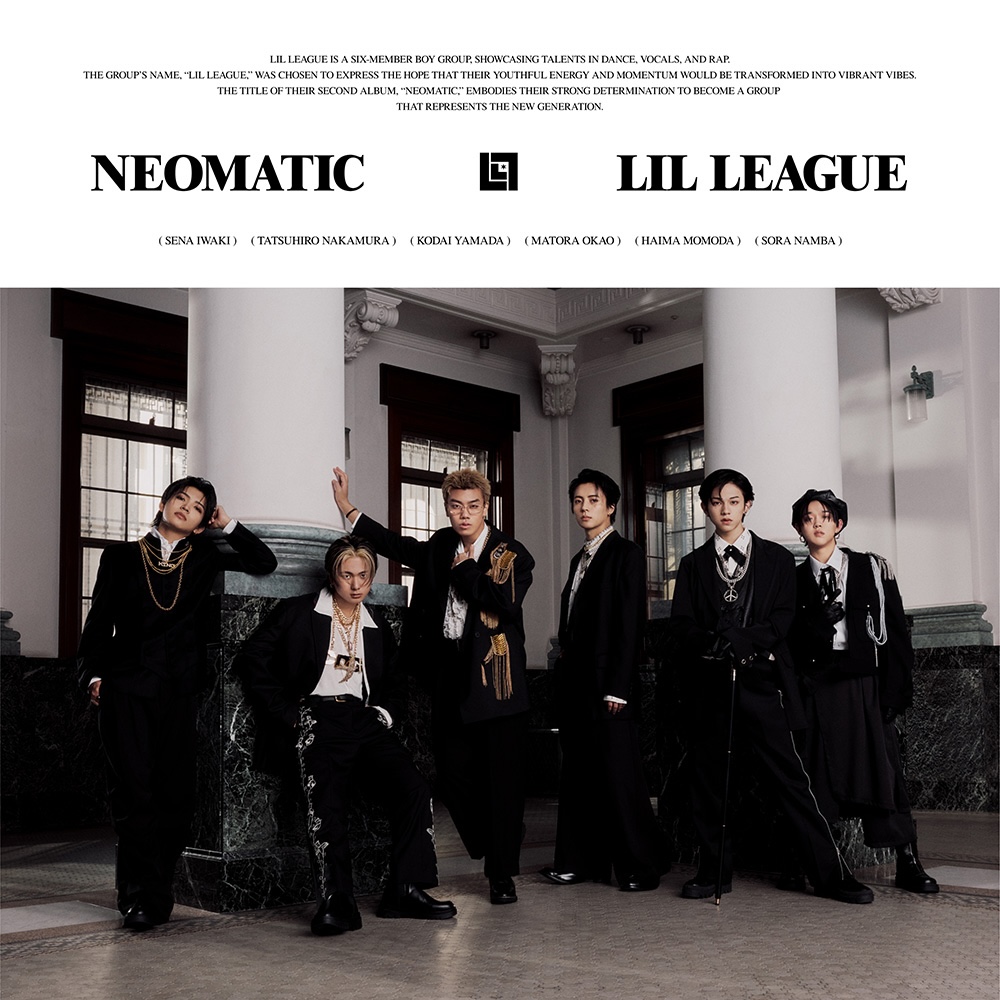 LIL LEAGUE、黒のセットアップスーツで大人びた新ビジュアル公開。2nd