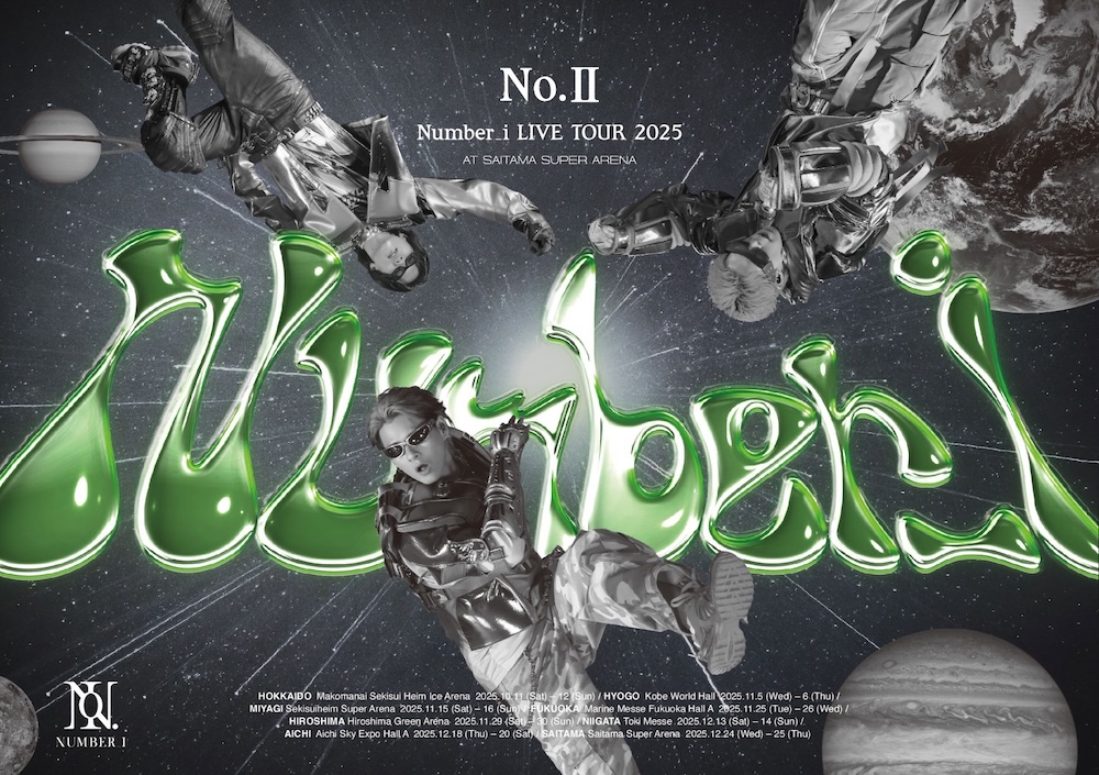 Number_i、約30万人を動員した全国ツアー収録のライブ映像作品