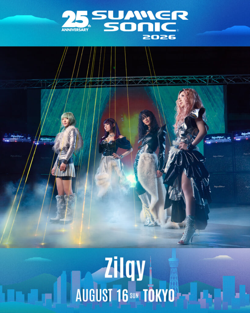 Zilqy、＜SUMMER SONIC 2026＞にオープニングアクト出演決定＋コメント