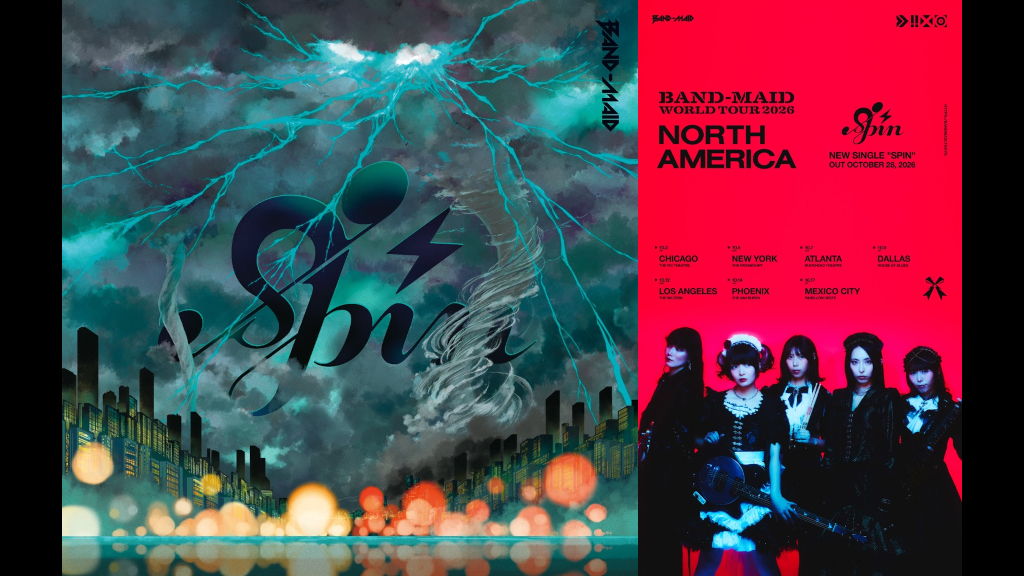 BAND-MAID、ニューシングル「ENERGETIC」の店舗別特典の絵柄公開。初回